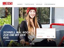 Tablet Screenshot of kvs.de
